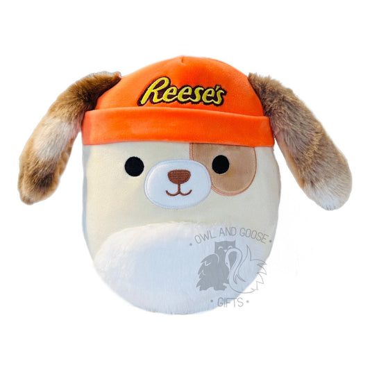Squishmallow 8 Inch Harris the Reese's Dog Hershey's Squad Plush Toy - Owl & Goose Gifts