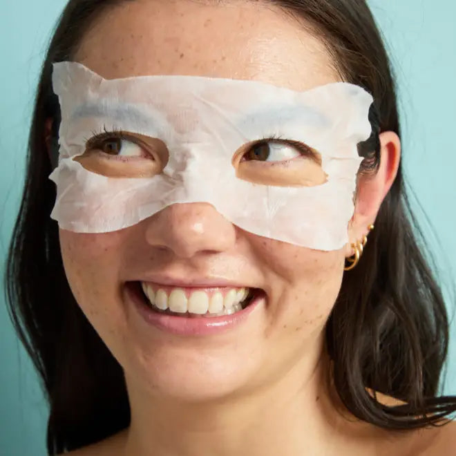 Squishmallow X TONYMOLY Cam's Purrfect Coconut Hydrating Eye Mask