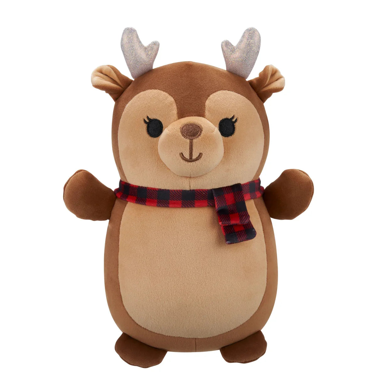 Squishmallow 10 Inch Darla the Deer Christmas Hug Mees Plush Toy - Owl & Goose Gifts