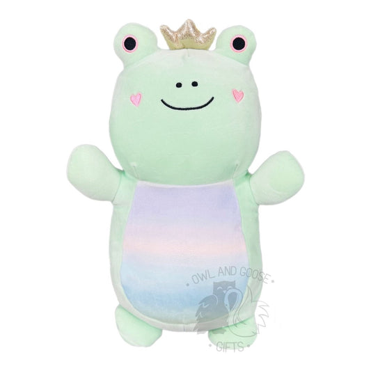 Squishmallow 10 Inch Fenra the Frog Valentine Hug Mees Plush Toy - Owl & Goose Gifts