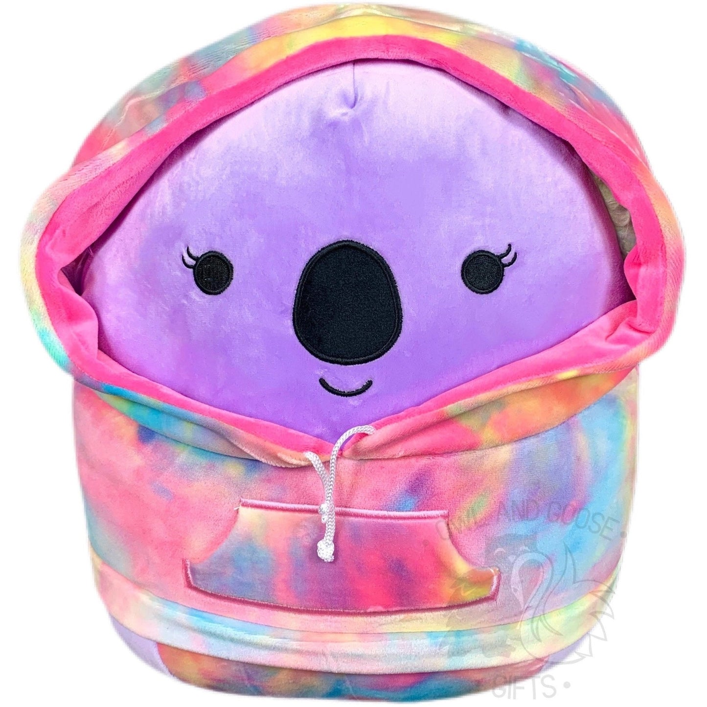 Squishmallow 12 Inch Renate the Koala Hoodie Squad Plush Toy - Owl & Goose Gifts