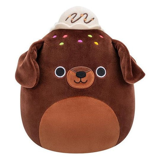 Squishmallow 12 Inch Rico the Brownie Chocolate Lab Plush Toy - Owl & Goose Gifts