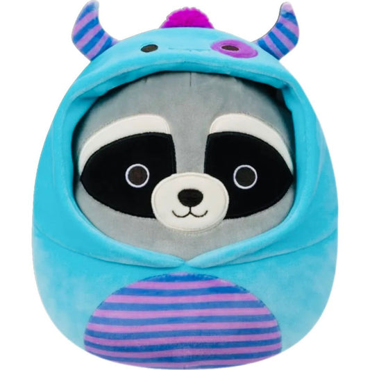 Squishmallow 12 Inch Rocky the Raccoon in Monster Costume Halloween Plush Toy - Owl & Goose Gifts