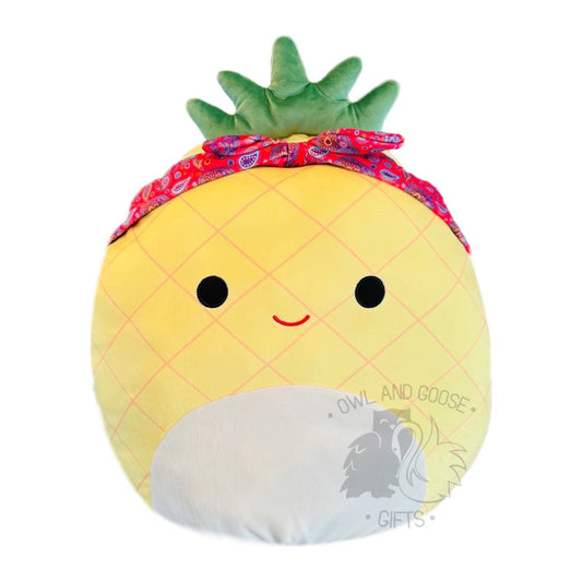 Squishmallow 16 Inch Maui the Pineapple with Headband Plush Toy - Owl & Goose Gifts