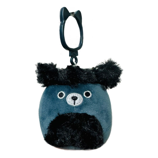 Squishmallow 3.5 Inch Jettward the Black Poodle Plush Clip