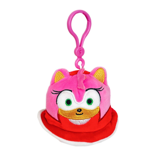 Squishmallow 3.5 Inch Sonic the Hedgehog AMY Plush Clip