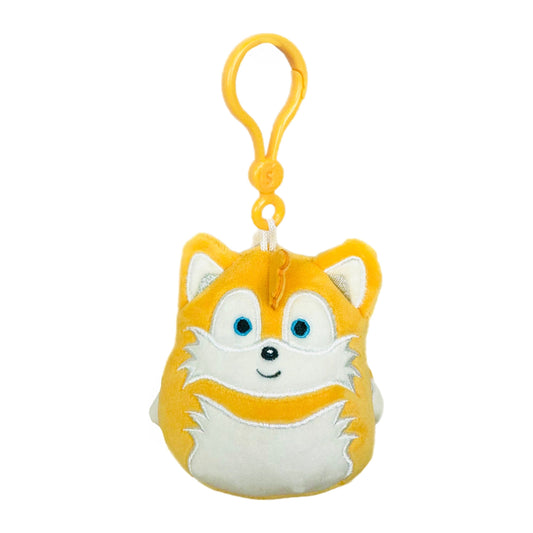 Squishmallow 3.5 Inch Sonic the Hedgehog TAILS Plush Clip