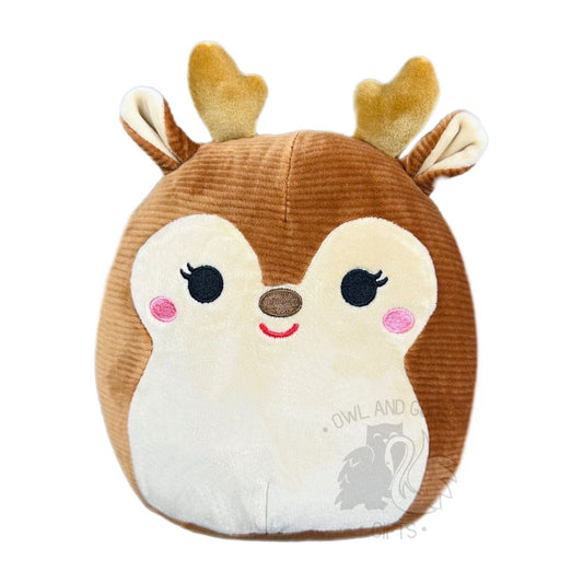 Squishmallow 5 Inch Darla the Deer Squisharoys Christmas Plush Toy - Owl & Goose Gifts
