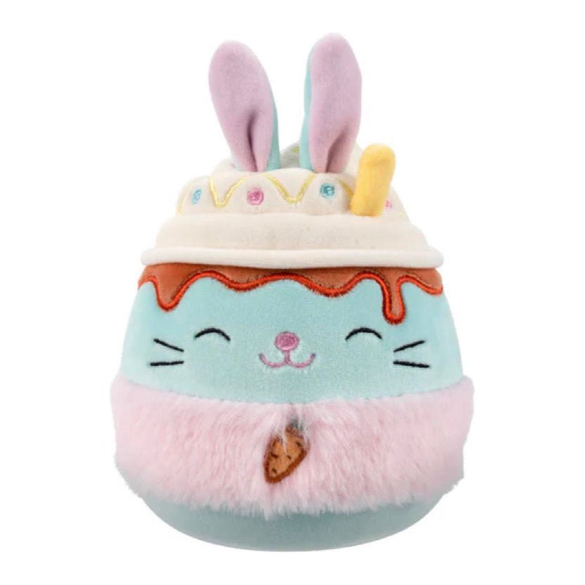 Squishmallow 5 Inch Eaton the Latte Bunny Easter Plush Toy - Owl & Goose Gifts