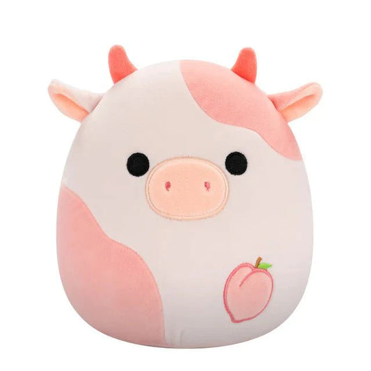 Squishmallow 5 Inch Lilaz the Peach Cow Plush Toy - Owl & Goose Gifts