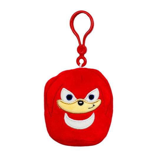 Squishmallow 3.5 Inch Sonic the Hedgehog KNUCKLES Plush Clip
