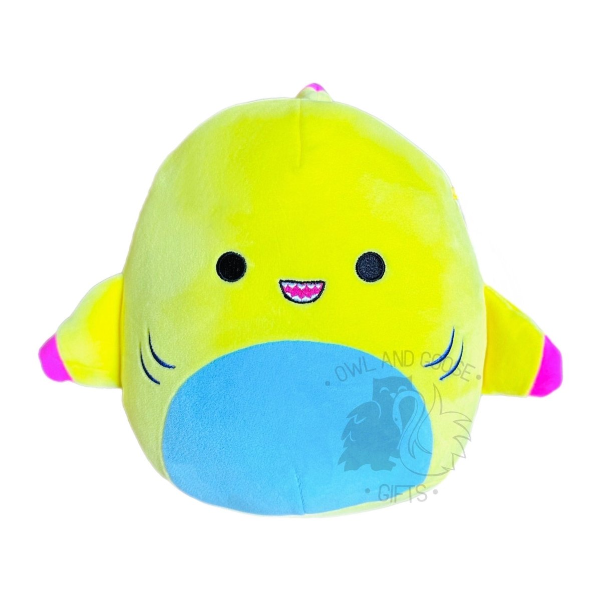 Squishmallow 8 Inch Gilberto the Shark Plush Toy - Owl & Goose Gifts