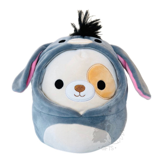 Squishmallow 8 Inch Harris the Dog in Donkey Costume Plush Toy - Owl & Goose Gifts