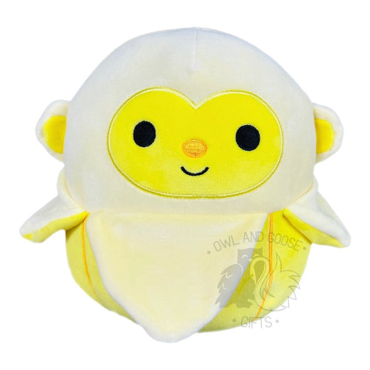 Squishmallow 8 Inch Pierogi the Banana Monkey Plush Toy - Owl & Goose Gifts