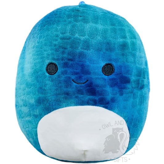 Squishmallow 8 Inch Stahl the Dinosaur Blue Plush Toy - Owl & Goose Gifts