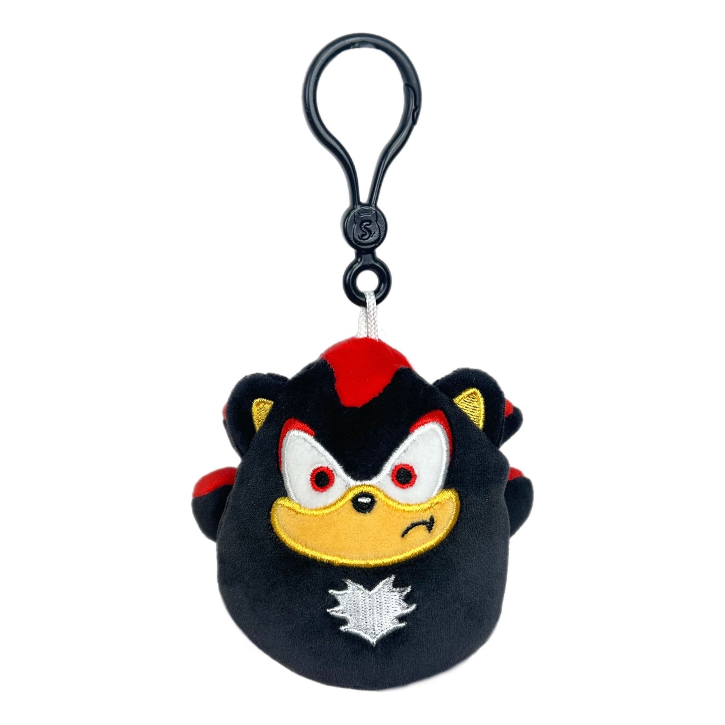 Squishmallow 3.5 Inch Sonic the Hedgehog SHADOW Plush Clip