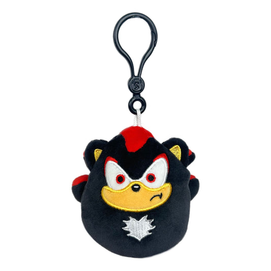 Squishmallow 3.5 Inch Sonic the Hedgehog SHADOW Plush Clip
