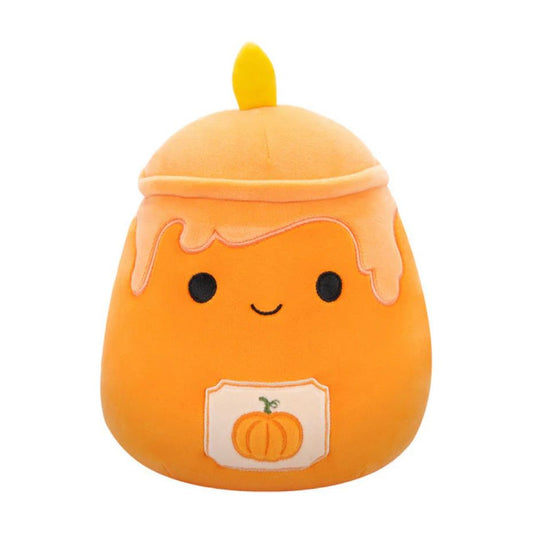Squishmallow 8 Inch Misha the Pumpkin Candle Plush Toy - Owl & Goose Gifts