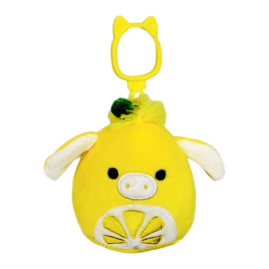 Squishmallow 3.5 Inch Clement the Lemon Donkey Plush Clip
