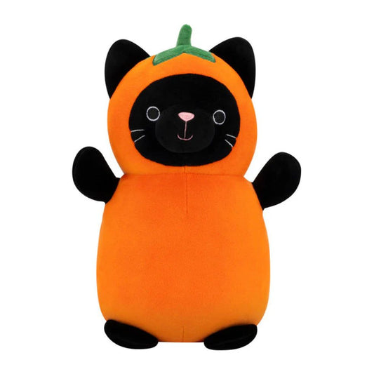 Squishmallow 10 Inch Calio the Cat in Pumpkin Costume Halloween Hug Mees Plush Toy - Owl & Goose Gifts