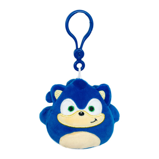 Squishmallow 3.5 Inch Sonic the Hedgehog Plush Clip