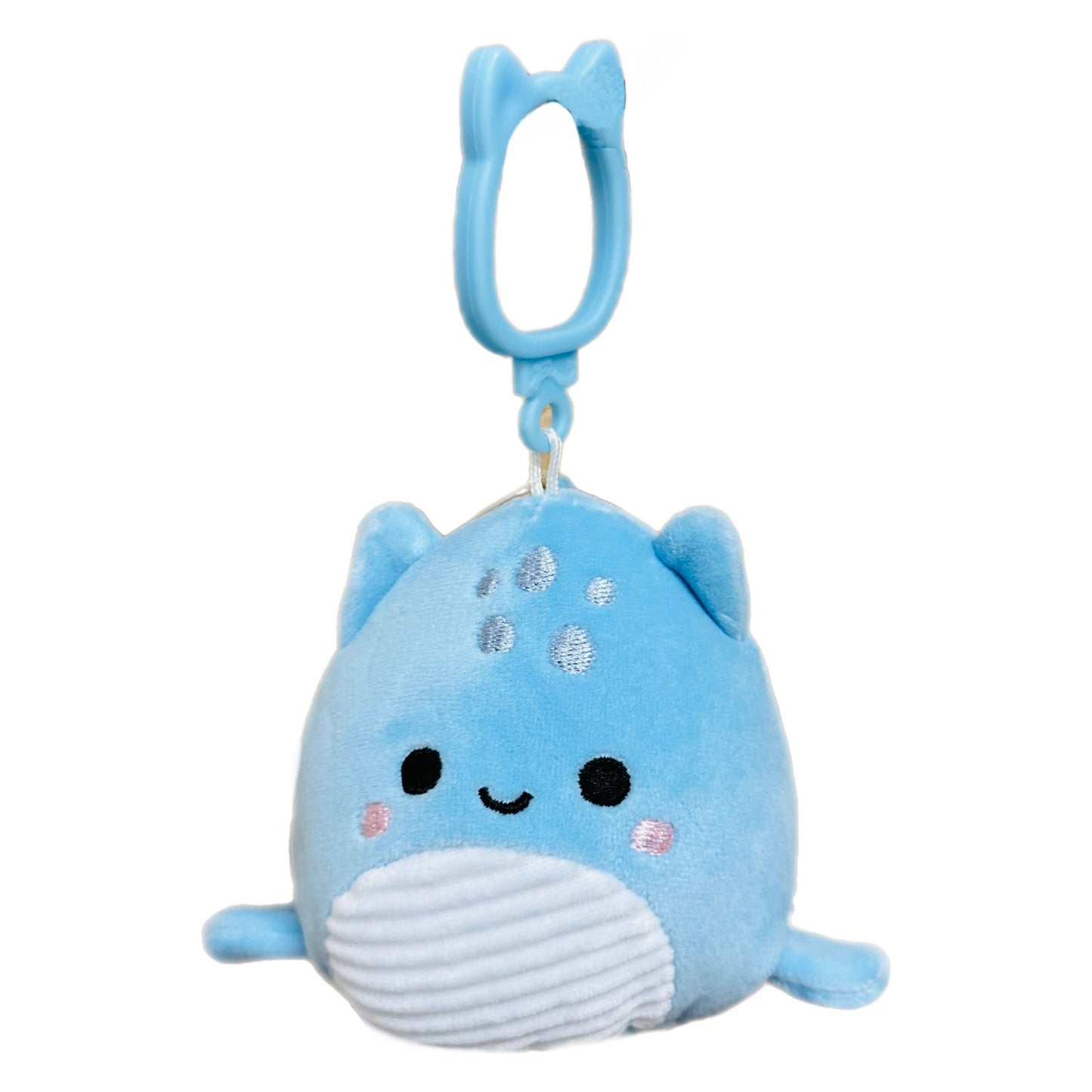 Squishmallow 3.5 Inch Lune the Loch Ness Monster Plush Clip - Owl & Goose Gifts