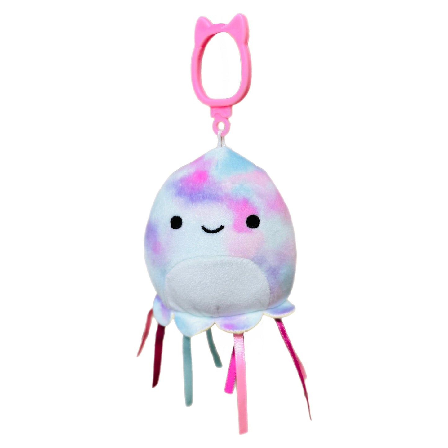 Squishmallow 3.5 Inch Krisa the Jellyfish Plush Clip - Owl & Goose Gifts