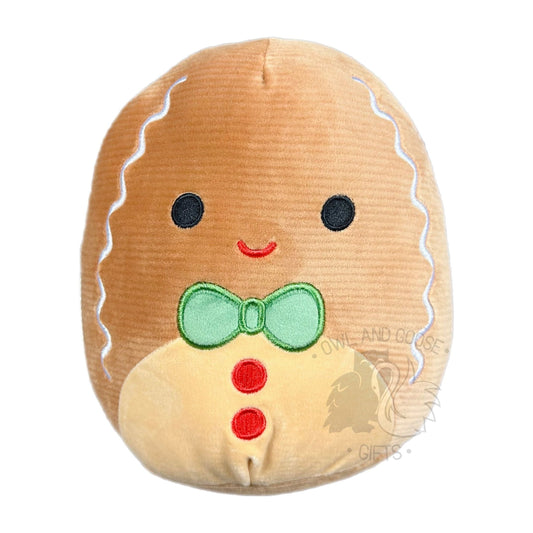 Squishmallow 8 Inch Jordan the Gingerbread Squisharoys Christmas Plush Toy - Owl & Goose Gifts