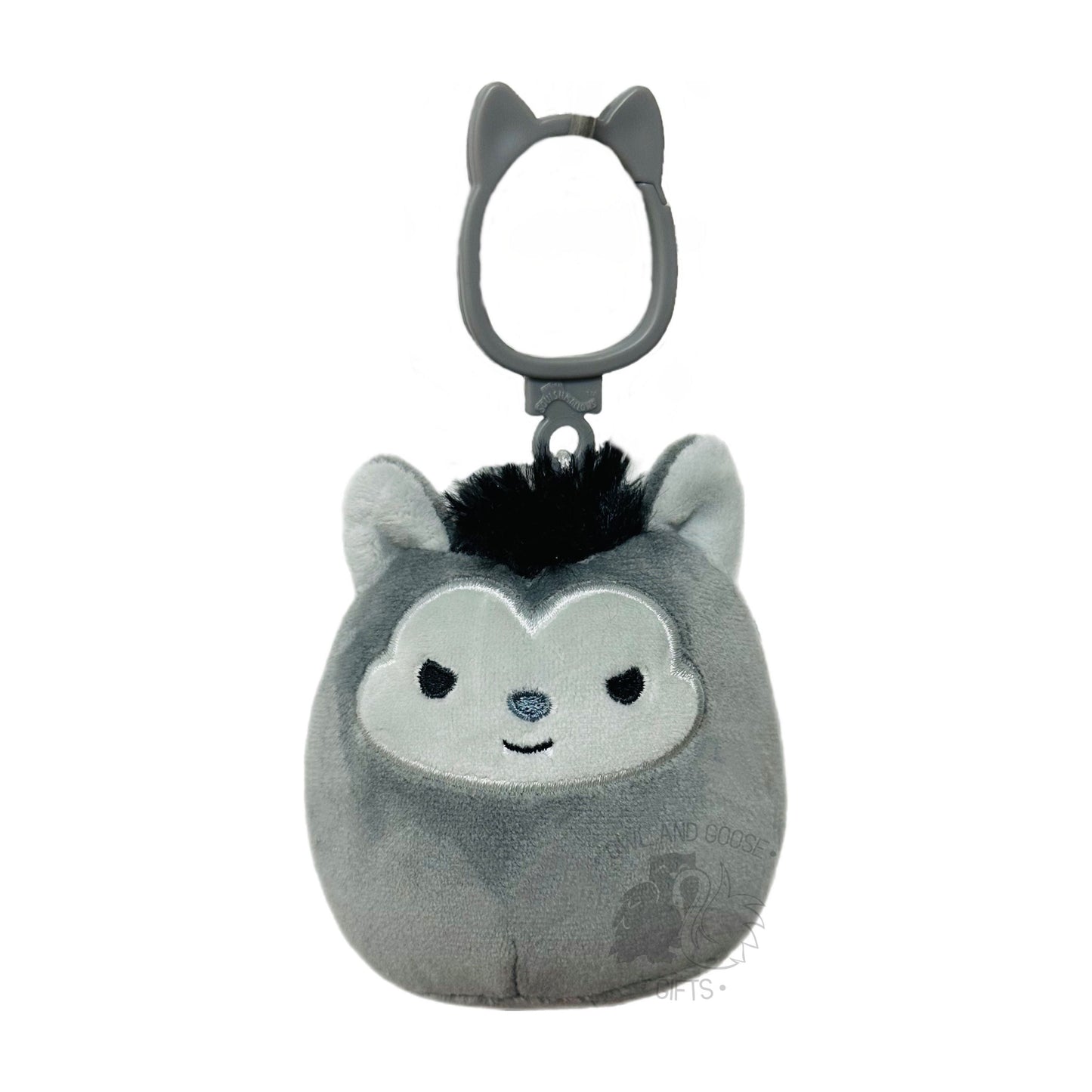 Squishmallow 3.5 Inch Noland the Werewolf Halloween Plush Clip - Owl & Goose Gifts
