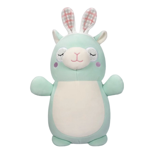 Squishmallow 10 Inch Miley the Llama with Ears Easter Hug Mees Plush Toy - Owl & Goose Gifts