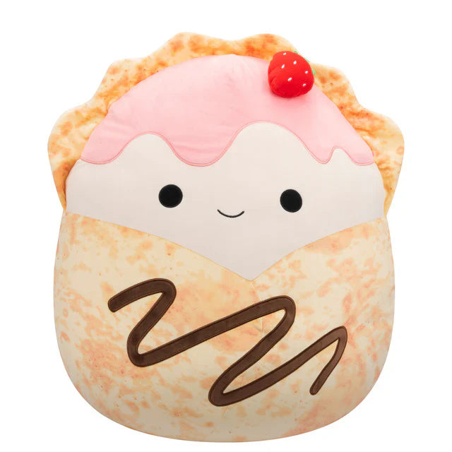 Squishmallow 8 Inch Gasten the Strawberry Crepe Plush Toy - Owl & Goose Gifts