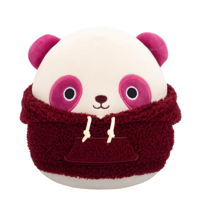 Squishmallow 12 Inch Ponder the Panda with Hoodie Plush Toy - Owl & Goose Gifts