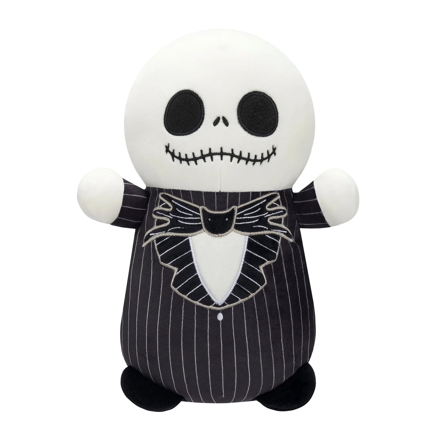 Squishmallow 10 Inch Jack Skellington Nightmare Before Christmas Hug Mees Plush Toy - Owl & Goose Gifts