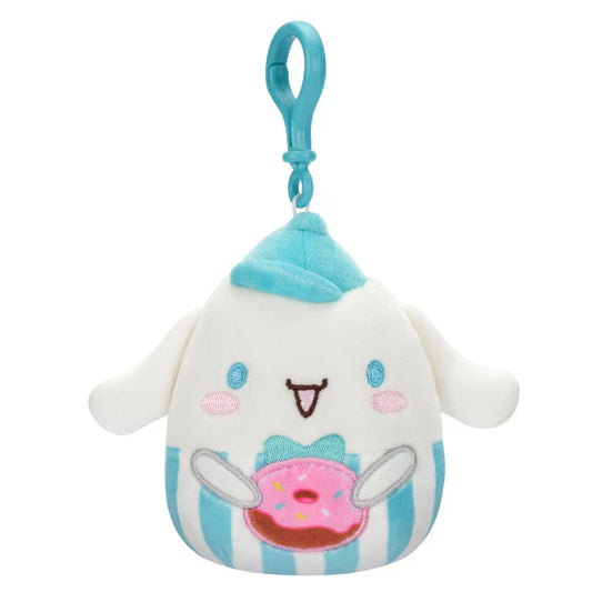 Squishmallow 3.5 Inch Sanrio Food Truck Cinnamoroll Plush Clip - Owl & Goose Gifts