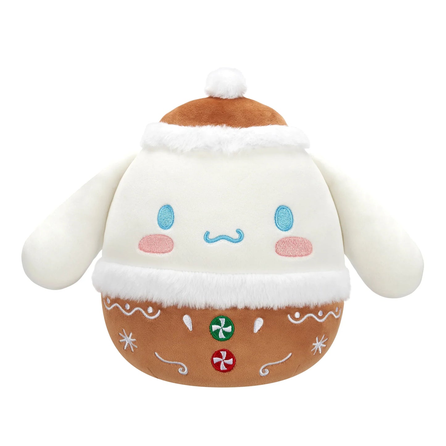 Squishmallow 8 Inch Cinnamoroll Gingerbread Christmas Sanrio Plush Toy