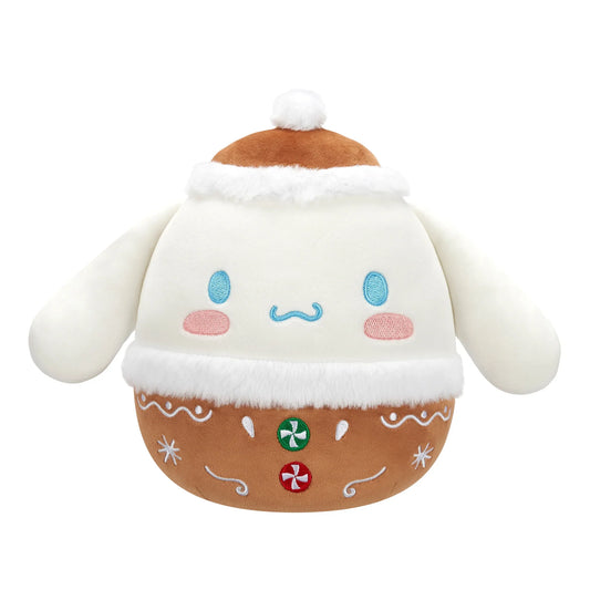 Squishmallow 8 Inch Cinnamoroll Gingerbread Christmas Sanrio Plush Toy