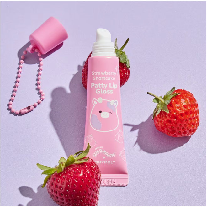 Squishmallow X TONYMOLY Patty's Strawberry Shortcake Lip Gloss