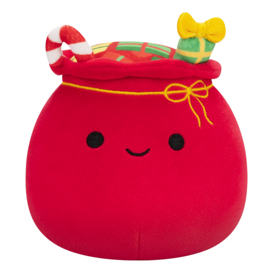 Squishmallow 12 Inch Lowell the Bag of Toys Christmas Plush Toy - Owl & Goose Gifts