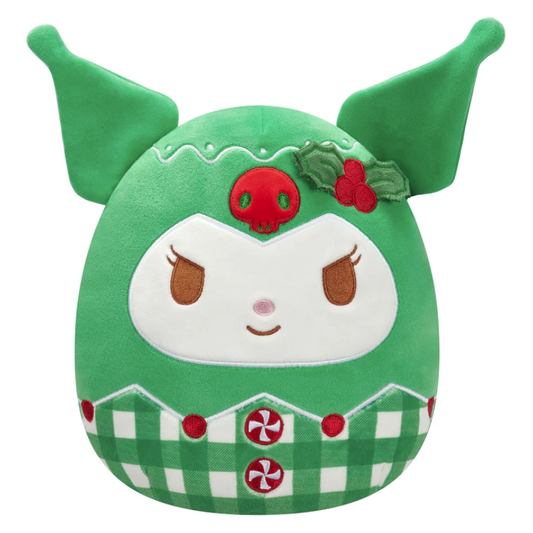 Squishmallow 8 Inch Kuromi Christmas Sanrio Plush Toy - Owl & Goose Gifts
