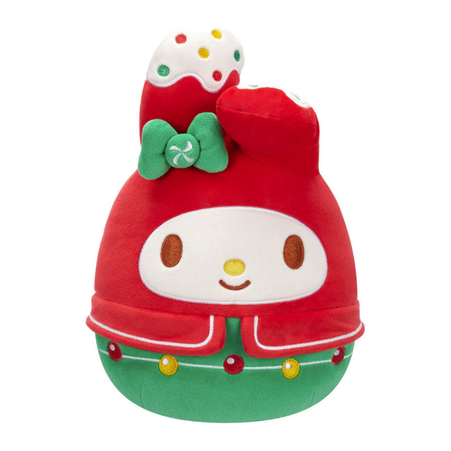 Squishmallow 8 Inch My Melody Frosting Christmas Sanrio Plush Toy - Owl & Goose Gifts