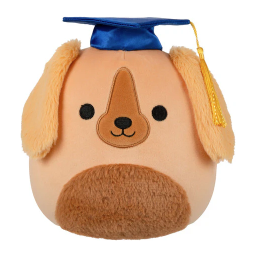 Squishmallow 8 Inch Finley the Irish Setter with Graduation Cap Plush Toy