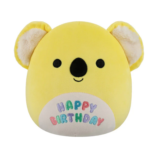 Squishmallow 8 Inch Donny the Koala with Happy Birthday Plush Toy
