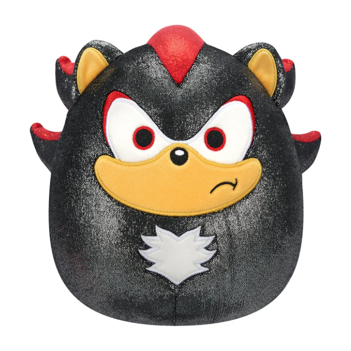 Squishmallow 8 Inch Sonic the Hedgehog SHADOW Metallic Plush Toy