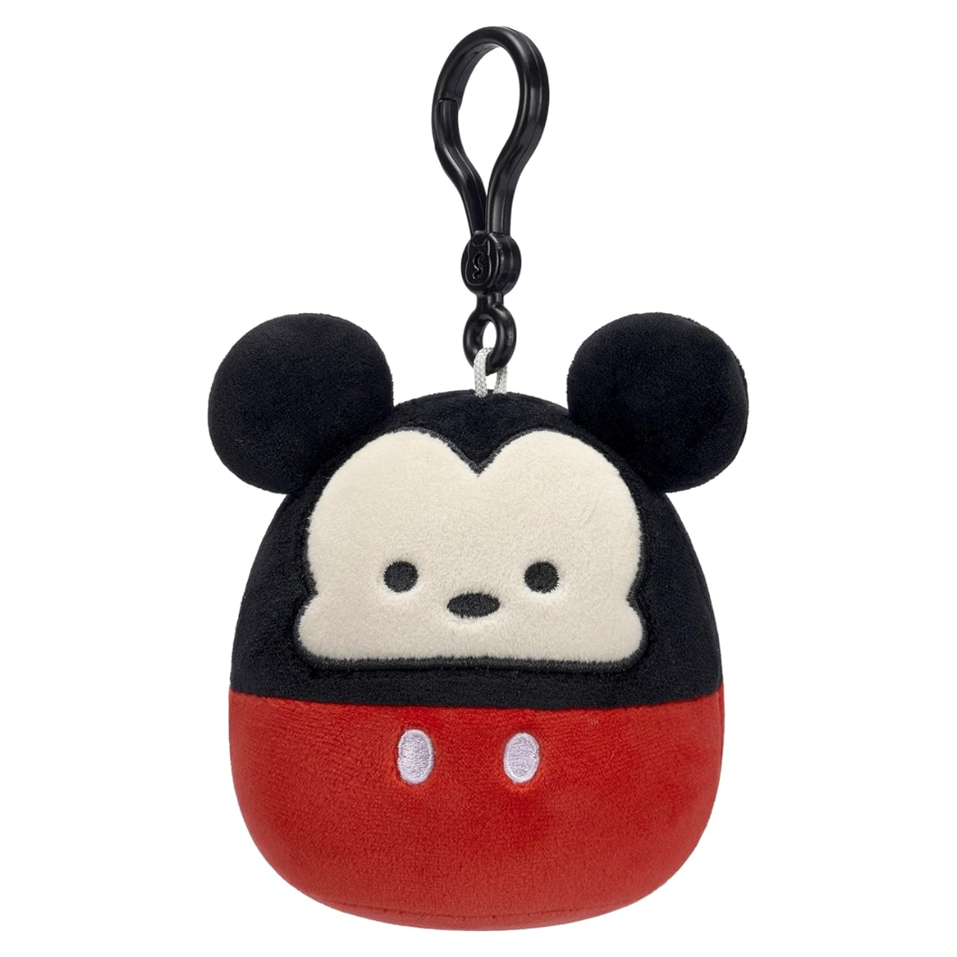 Squishmallow 3.5 Inch Mickey Mouse Disney Plush Clip