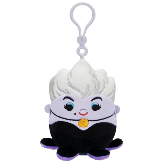 Squishmallow 3.5 Inch Ursula Disney Villains Plush Clip