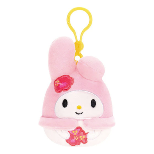 Squishmallow 3.5 Inch Sanrio Tropical My Melody Plush Clip