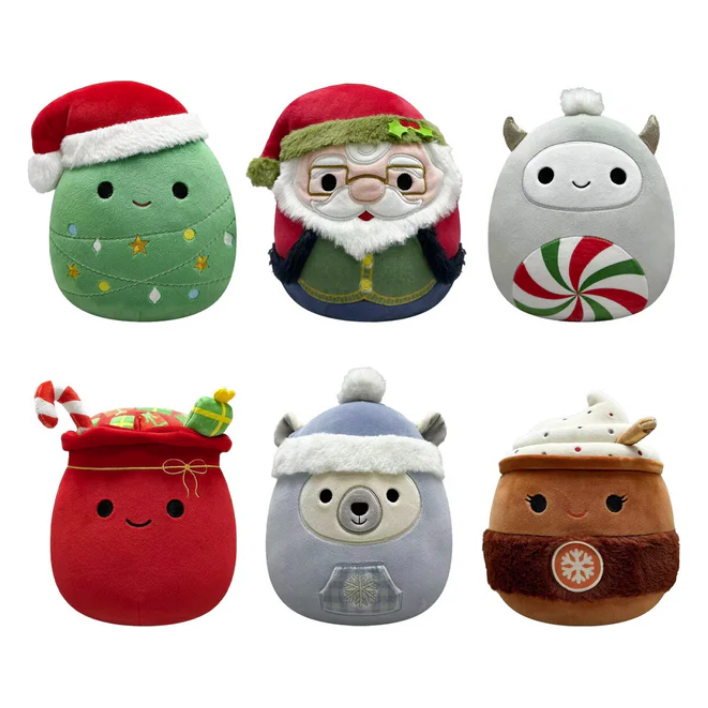 Squishmallow 4 Inch Christmas Mystery Capsule Plush Toy - Owl & Goose Gifts