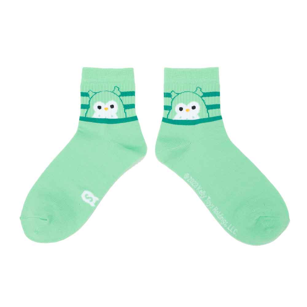 Squishmallow Women's 3 Pack Quarter Crew Socks - Owl & Goose Gifts