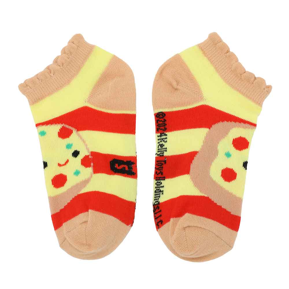 Squishmallow Youth 6 Pack Ankle Socks - Food Squad - Owl & Goose Gifts