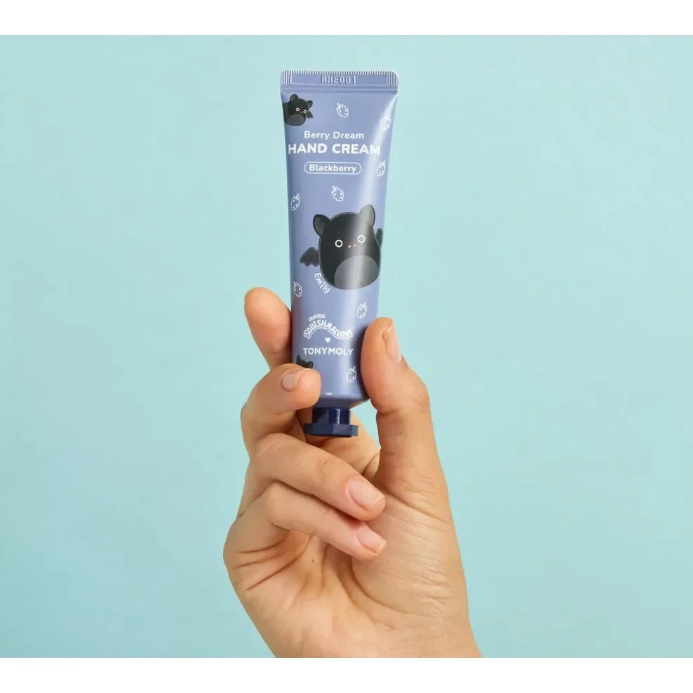 Squishmallow X TONYMOLY Emily's Berry Dream Blackberry Hand Cream